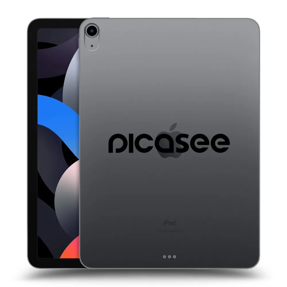 Picasee silikonska prozirna maskica za Apple iPad Air 4 10.9" 2020 - Picasee - new logo - black