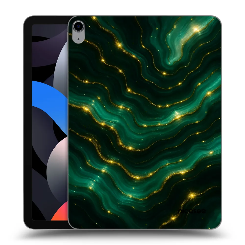 Picasee silikonska prozirna maskica za Apple iPad Air 4 10.9" 2020 - Emerald