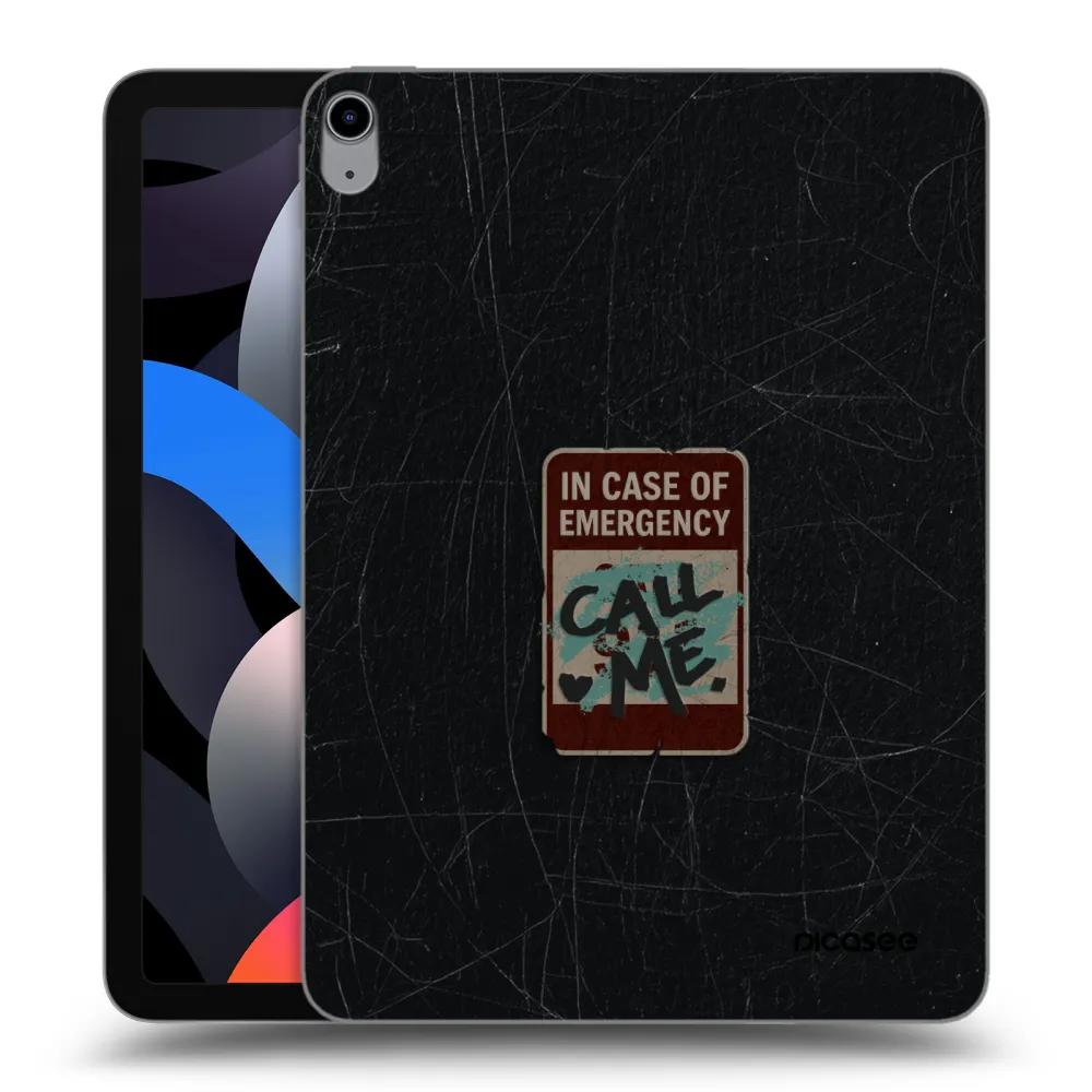 Picasee silikonska prozirna maskica za Apple iPad Air 4 10.9" 2020 - EMERGENCY