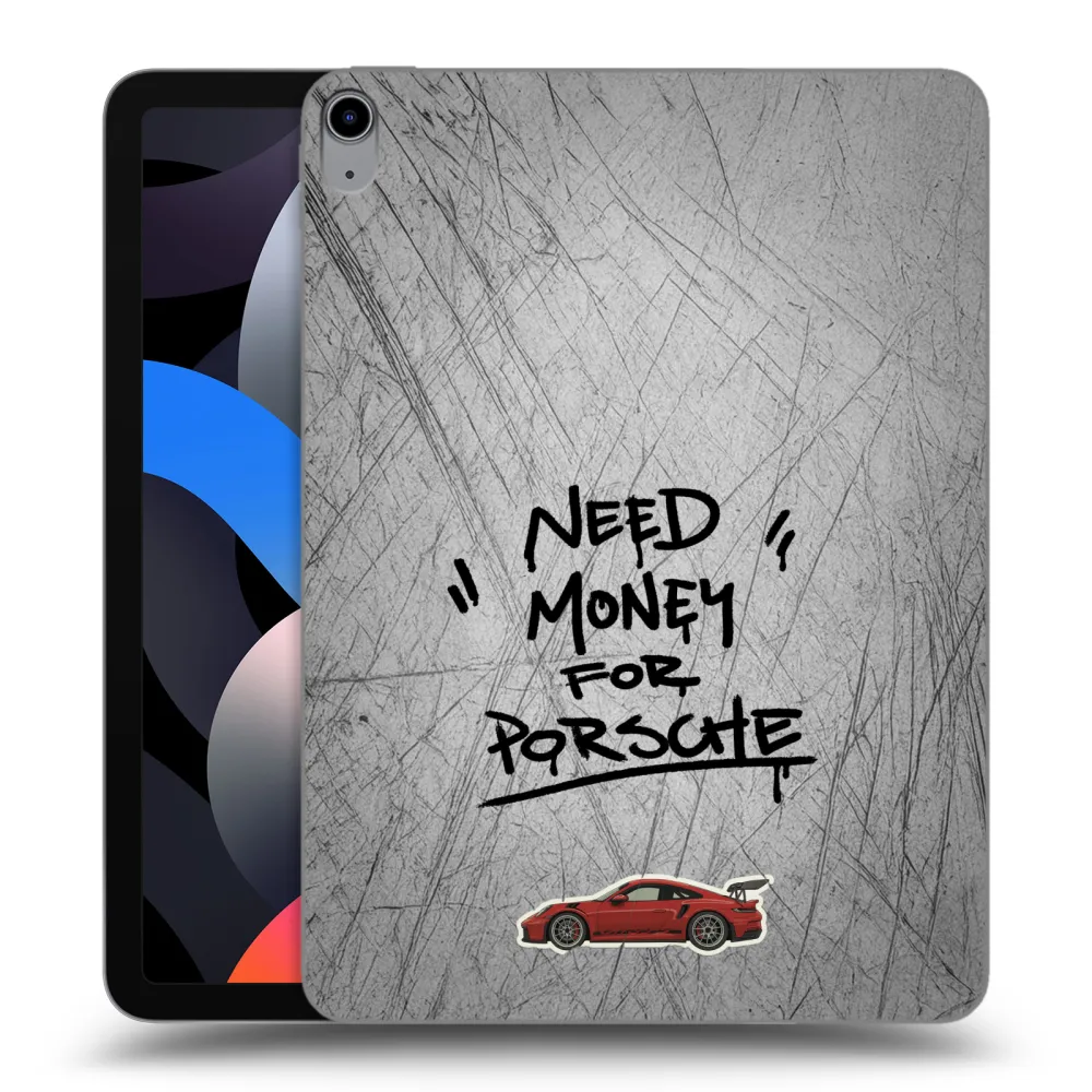 Picasee silikonska prozirna maskica za Apple iPad Air 4 10.9" 2020 - Grey Drift