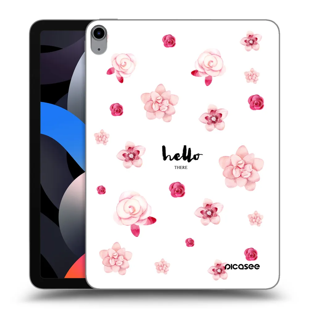 Picasee silikonska prozirna maskica za Apple iPad Air 4 10.9" 2020 - Hello there