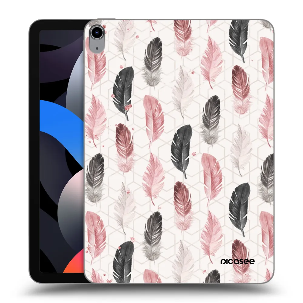 Picasee silikonska prozirna maskica za Apple iPad Air 4 10.9" 2020 - Feather 2