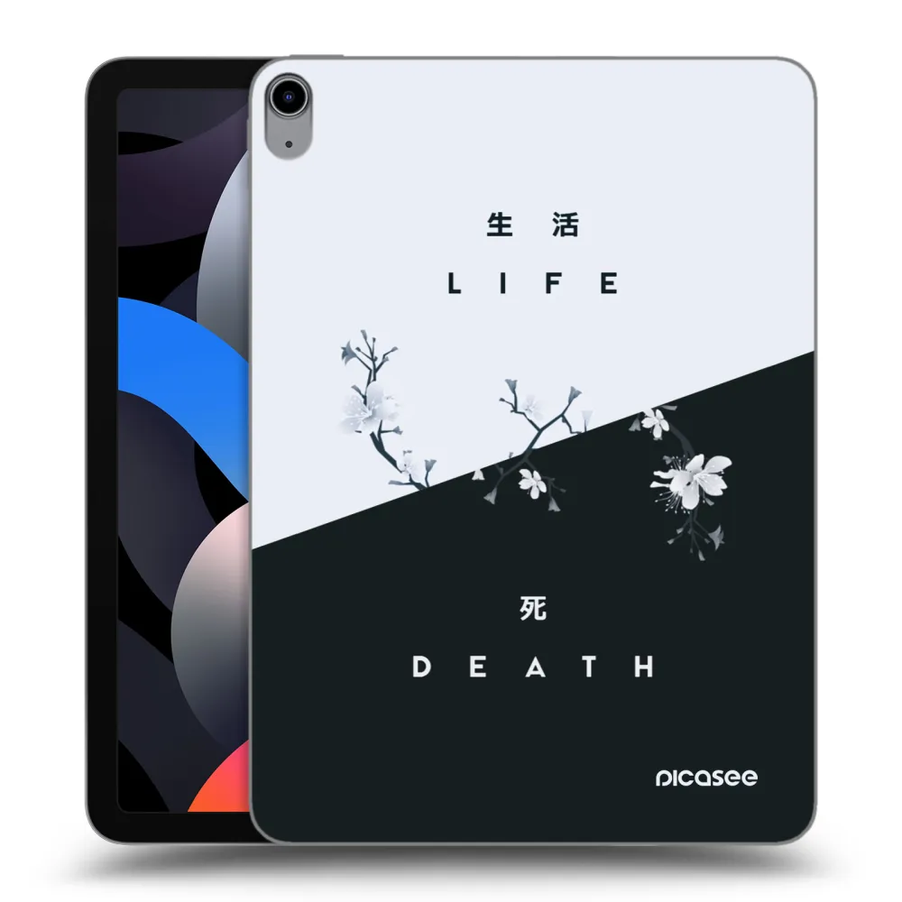 Picasee silikonska prozirna maskica za Apple iPad Air 4 10.9" 2020 - Life - Death