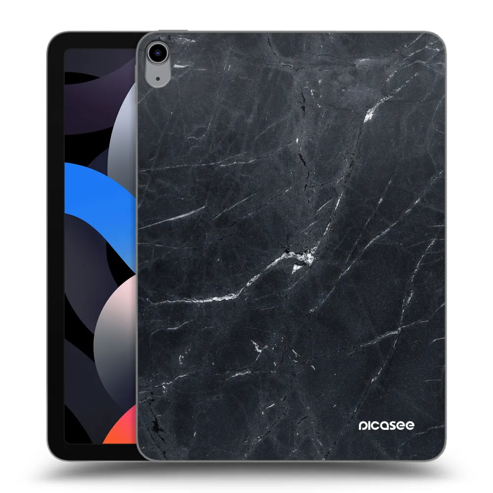 Picasee silikonska prozirna maskica za Apple iPad Air 4 10.9" 2020 - Black marble