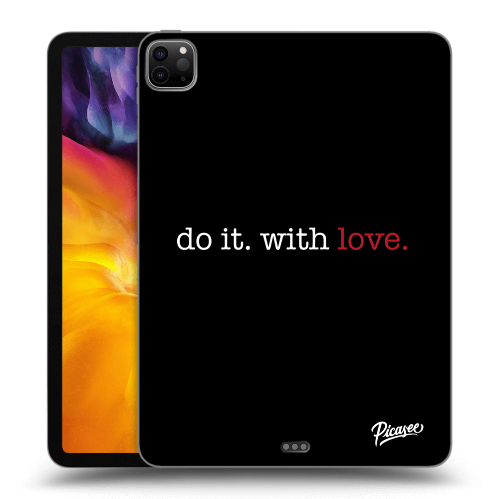 Picasee crna silikonska maskica za Apple iPad Pro 11" 2020 (2.gen) - Do it. With love.