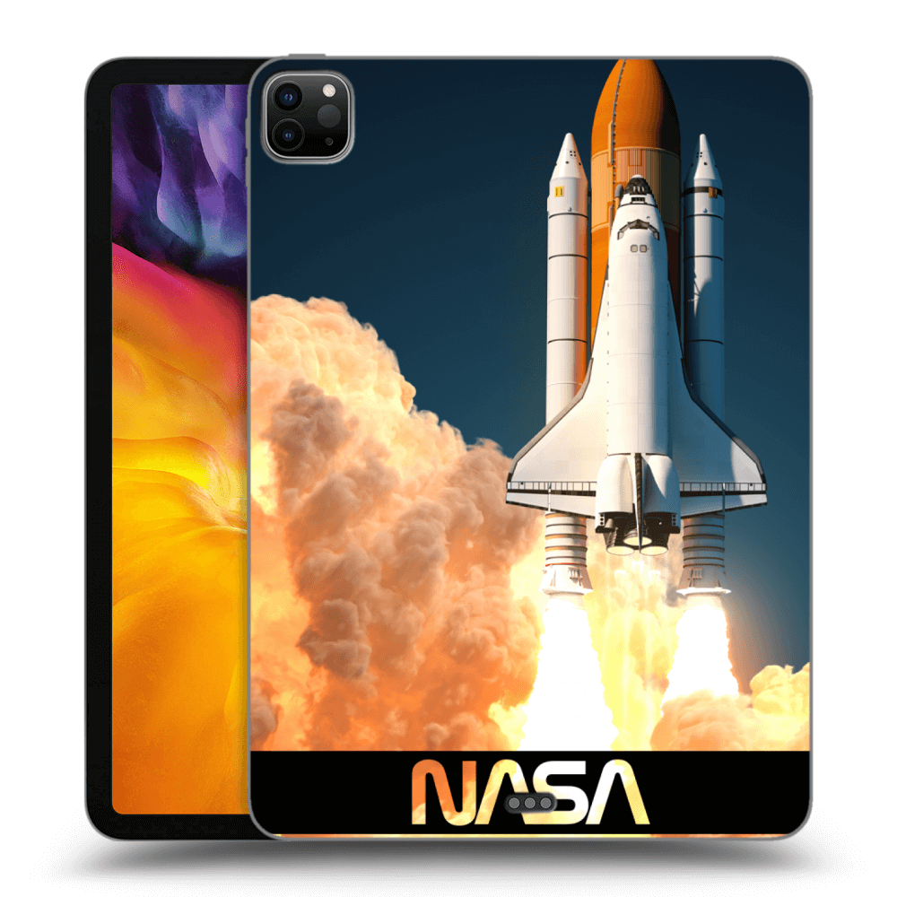Picasee crna silikonska maskica za Apple iPad Pro 11" 2020 (2.gen) - Space Shuttle