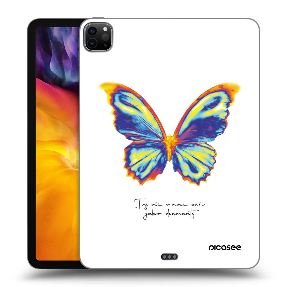 Picasee crna silikonska maskica za Apple iPad Pro 11" 2020 (2.gen) - Diamanty White