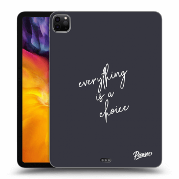 Picasee crna silikonska maskica za Apple iPad Pro 11" 2020 (2.gen) - Everything is a choice