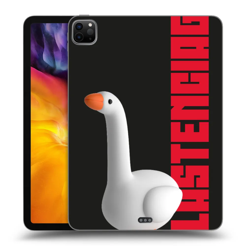 Picasee crna silikonska maskica za Apple iPad Pro 11" 2020 (2.gen) - Kiky Ricky