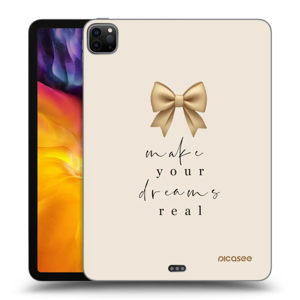 Picasee crna silikonska maskica za Apple iPad Pro 11" 2020 (2.gen) - Golden Dream