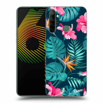 Maskica za Realme 6i - Pink Monstera