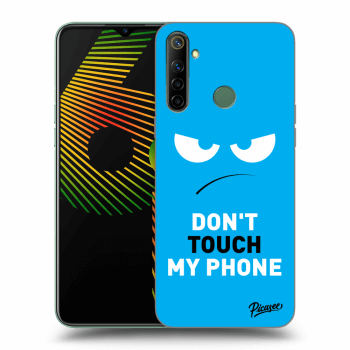 Maskica za Realme 6i - Angry Eyes - Blue