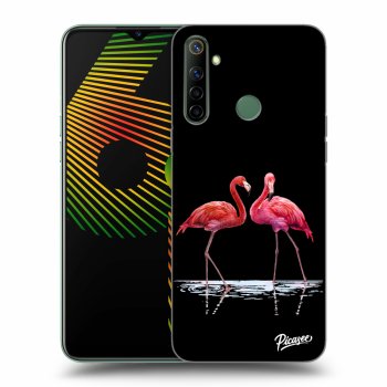 Maskica za Realme 6i - Flamingos couple