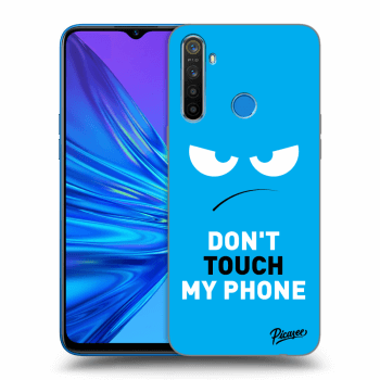Maskica za Realme 5 - Angry Eyes - Blue