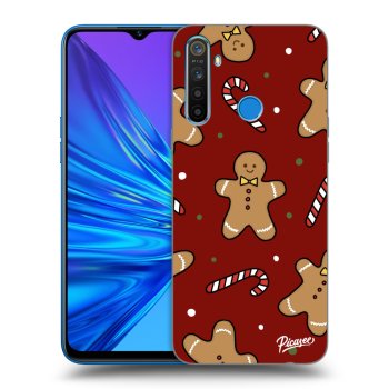 Picasee crna silikonska maskica za Realme 5 - Gingerbread 2