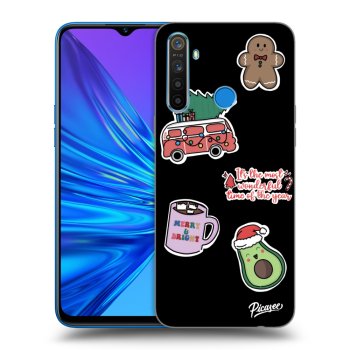 Maskica za Realme 5 - Christmas Stickers