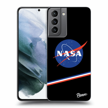 Picasee crna silikonska maskica za Samsung Galaxy S21 5G G991B - NASA Original