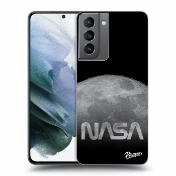 Picasee crna silikonska maskica za Samsung Galaxy S21 5G G991B - Moon Cut