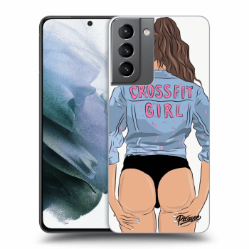 Picasee ULTIMATE CASE za Samsung Galaxy S21 5G G991B - Crossfit girl - nickynellow