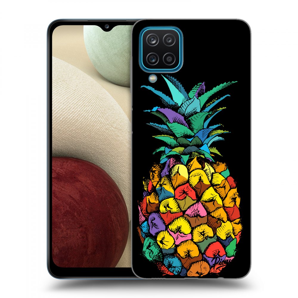 Picasee ULTIMATE CASE za Samsung Galaxy A12 A125F - Pineapple