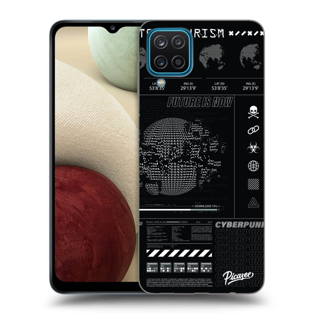 Picasee crna silikonska maskica za Samsung Galaxy A12 A125F - FUTURE