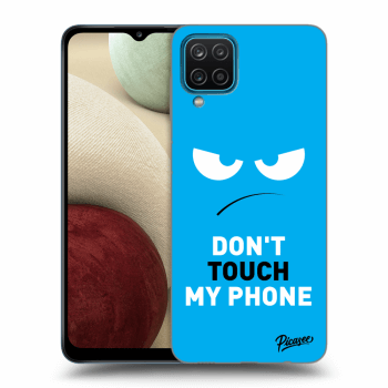 Maskica za Samsung Galaxy A12 A125F - Angry Eyes - Blue