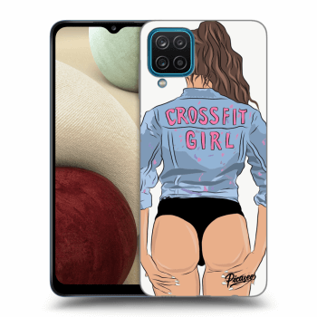 Picasee ULTIMATE CASE za Samsung Galaxy A12 A125F - Crossfit girl - nickynellow