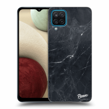 Maskica za Samsung Galaxy A12 A125F - Black marble