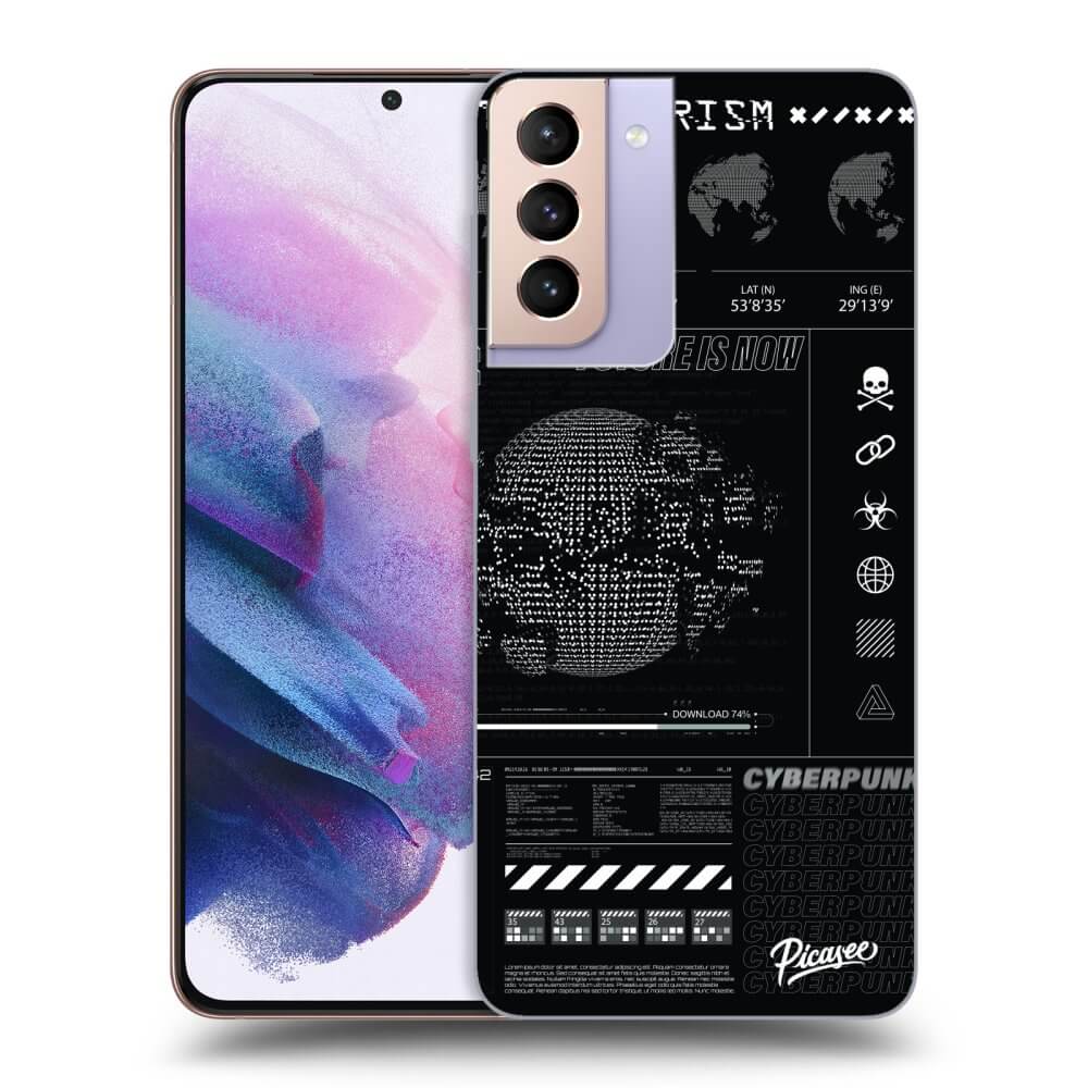 Picasee crna silikonska maskica za Samsung Galaxy S21+ 5G G996F - FUTURE