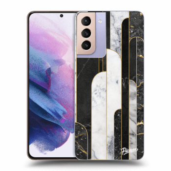 Maskica za Samsung Galaxy S21+ G996F - Black & White tile