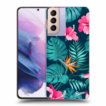 Maskica za Samsung Galaxy S21+ G996F - Pink Monstera