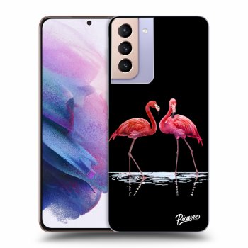 Maskica za Samsung Galaxy S21+ 5G G996F - Flamingos couple