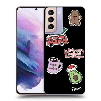 Picasee ULTIMATE CASE za Samsung Galaxy S21+ 5G G996F - Christmas Stickers