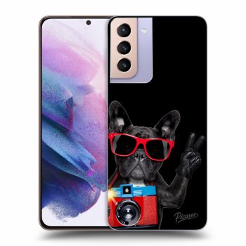 Maskica za Samsung Galaxy S21+ G996F - French Bulldog