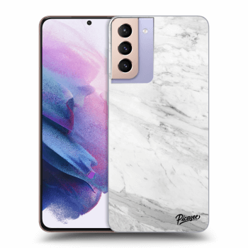 Maskica za Samsung Galaxy S21+ G996F - White marble