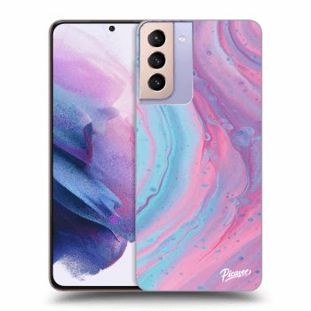 Maskica za Samsung Galaxy S21+ G996F - Pink liquid