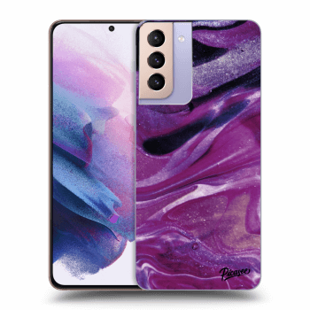 Maskica za Samsung Galaxy S21+ G996F - Purple glitter