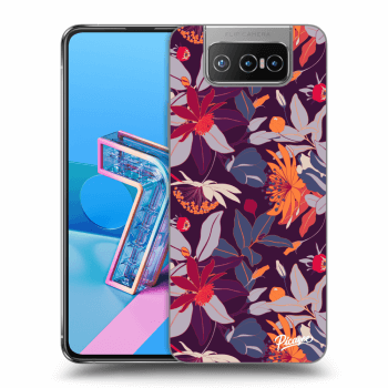 Maskica za Asus Zenfone 7 ZS670KS - Purple Leaf