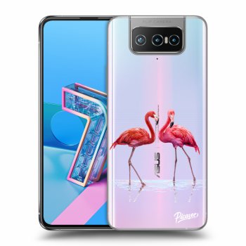 Maskica za Asus Zenfone 7 ZS670KS - Flamingos couple