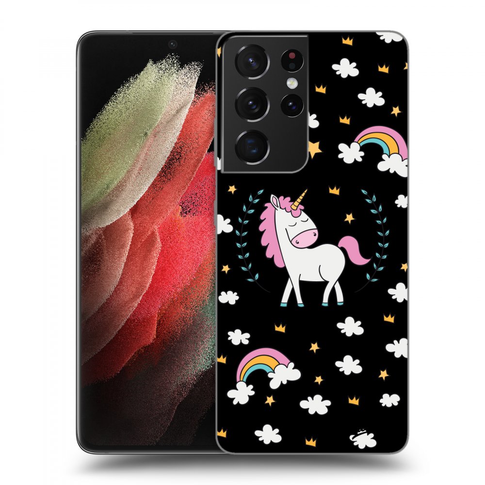 Picasee ULTIMATE CASE za Samsung Galaxy S21 Ultra 5G G998B - Unicorn star heaven