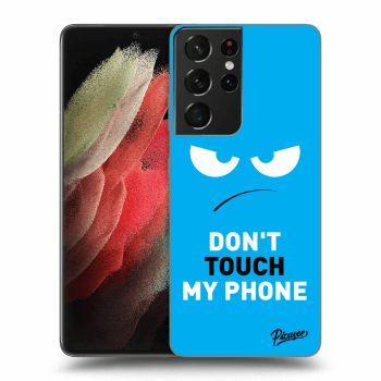 Maskica za Samsung Galaxy S21 Ultra 5G G998B - Angry Eyes - Blue