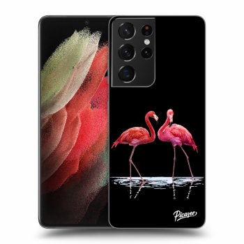 Maskica za Samsung Galaxy S21 Ultra 5G G998B - Flamingos couple