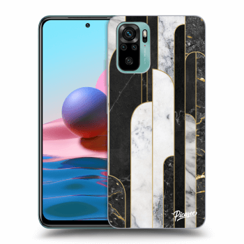 Maskica za Xiaomi Redmi Note 10 - Black & White tile