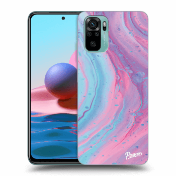 Maskica za Xiaomi Redmi Note 10 - Pink liquid