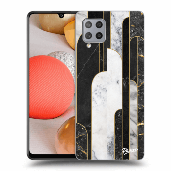 Maskica za Samsung Galaxy A42 A426B - Black & White tile
