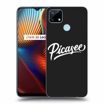 Picasee crna silikonska maskica za Realme 7i - Picasee - White