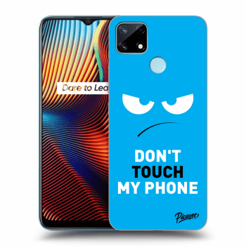 Maskica za Realme 7i - Angry Eyes - Blue