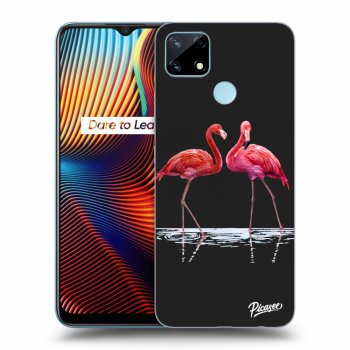 Maskica za Realme 7i - Flamingos couple