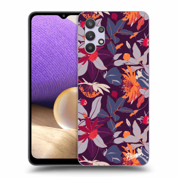 Maskica za Samsung Galaxy A32 5G A326B - Purple Leaf