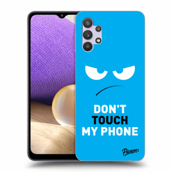 Maskica za Samsung Galaxy A32 5G A326B - Angry Eyes - Blue